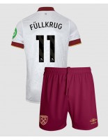 West Ham United Niclas Fullkrug #11 Kolmaspaita Lasten 2024-25 Lyhythihainen (+ shortsit)